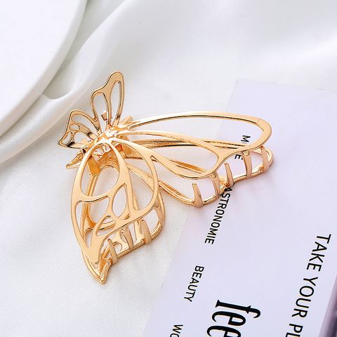 Fashion Butterfly Alloy Plating Hair Claws 1 Piece