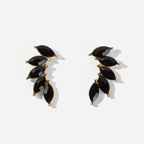 Korean Fashion Creative Geometric Diamond Alloy Earrings
