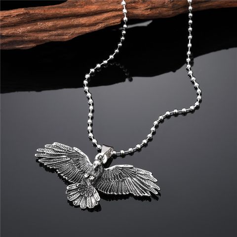 Fashion Eagle Snake Stainless Steel Alloy Plating Men's Pendant Necklace 1 Piece