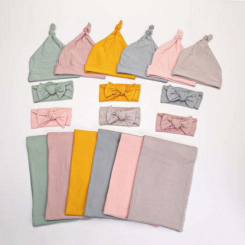 Casual Solid Color Baby Accessories