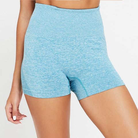 Sports Solid Color Active Bottoms Shorts Leggings
