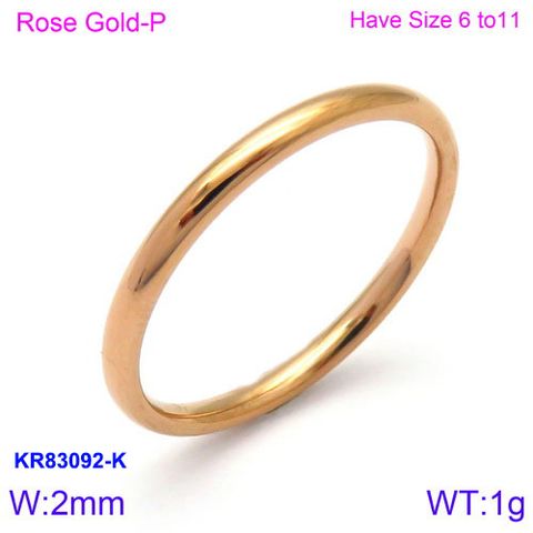 Fashion Round Stainless Steel Polishing Rings 1 Piece