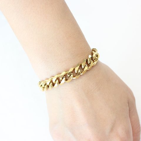 Fashion Solid Color Stainless Steel Bracelets 1 Piece