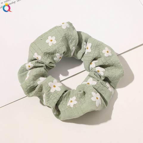 Simple Style Plaid Fruit Flower Cloth Hair Tie 1 Piece