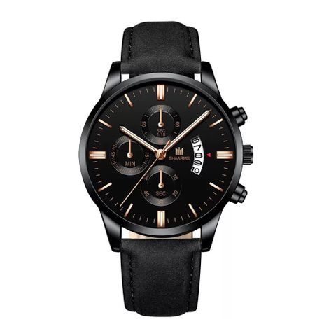 Estilo Simple Geométrico Hebilla De Herradura Cuarzo Relojes Hombre