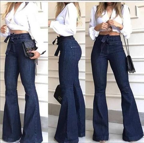 Women's Daily Casual Solid Color Full Length Zipper Washed Jeans