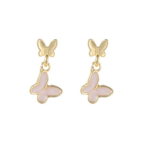 1 Pair Fashion Butterfly Alloy Women's Drop Earrings