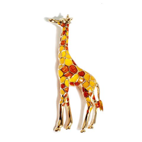 Retro Giraffe Alloy Unisex Brooches