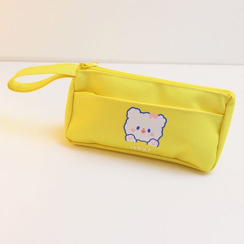 Double Layer Pencil Bag Girl Large Capacity Good-looking Ins Japanese Junior High School Student Girls Cute Stationery Box