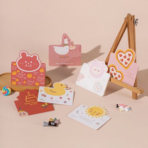 Children's Day Cartoon-style Greeting Cards Cute Folding Greeting Cards Creative Cards Sweet Message Cards