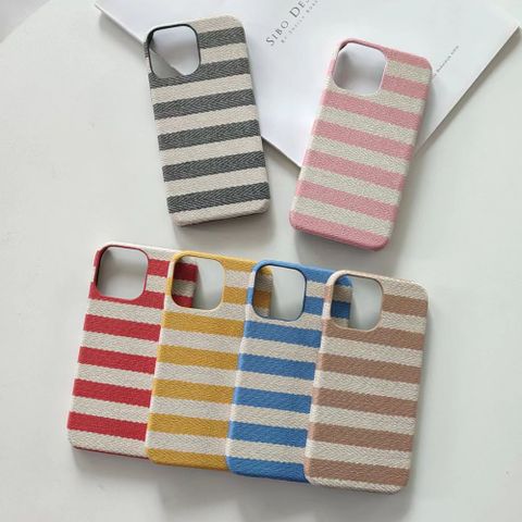 Fashion Color Block Pu Leather   Phone Accessories