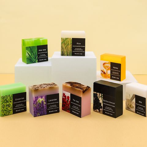 Casual Solid Color Essential Oil Soap