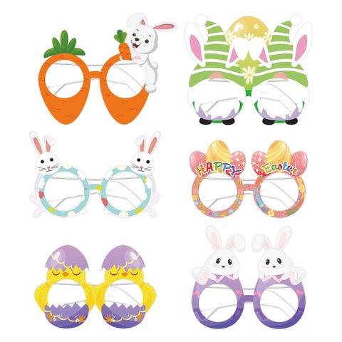 Easter Cartoon Style Cute Cartoon Paper Party Costume Props