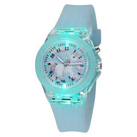 Fashion Unicorn Buckle Quartz Kids Watches