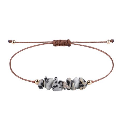 Pastoral Geometric Stone Rope Braid Women's Bracelets