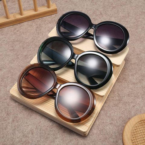 Fashion Pc Round Frame Ethnic/national Style Full Frame Women's Sunglasses