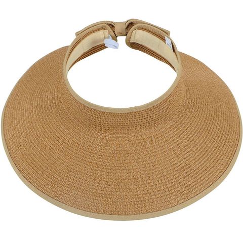 Women's Vacation Solid Color Big Eaves Straw Hat