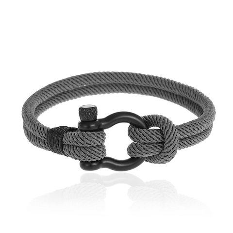 Fashion Geometric Stainless Steel Rope Handmade Bracelets