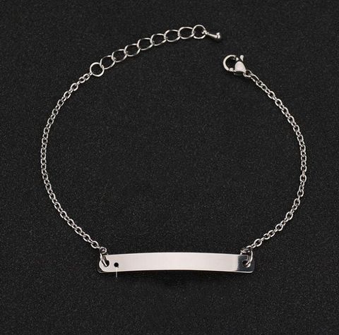 Fashion Geometric 304 Stainless Steel Bracelets In Bulk