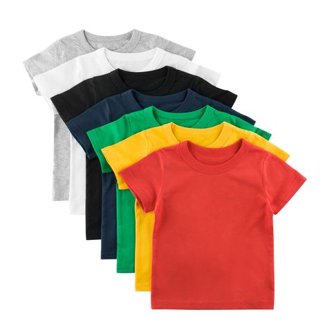 Basic Solid Color T-shirts & Shirts