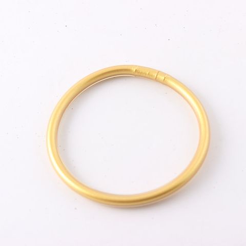 Simple Style Solid Color Silica Gel Women's Buddhist Bangle