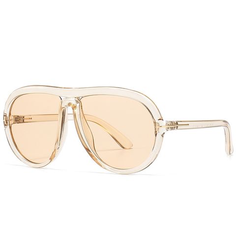 Casual Solid Color Pc Round Frame Full Frame Women's Sunglasses