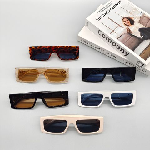 Europäische Und Amerikanische  Neue Modische Mehrfarbige Sonnenbrille Mit Quadratischem Rahmen