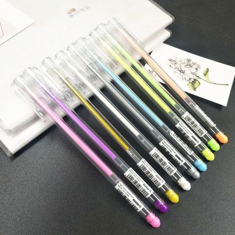 Color Hand Account Pen Graffiti Gel Pen 0.5mm Office Account Gel Pen