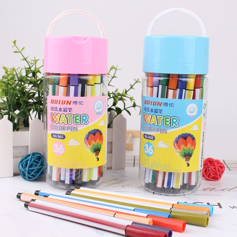 Creative Cute Washable Watercolor Pen 36 Color Pen Set Student Supplies Wholesale