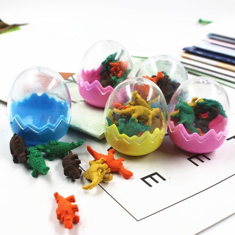 Dinosaur Baby Children's New Creative Eraser Set Estudiantes Papelería