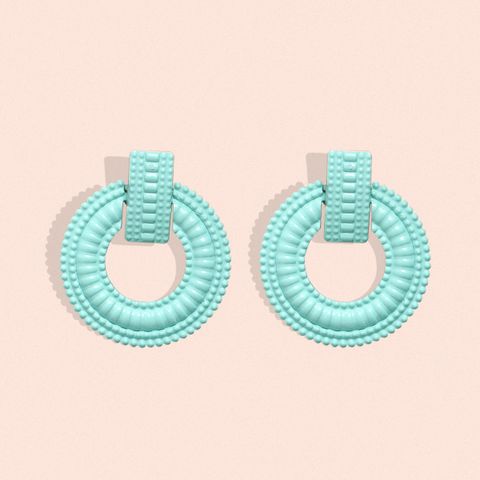 Simple Geometric Circle Earrings Wholesale Nihaojewelry