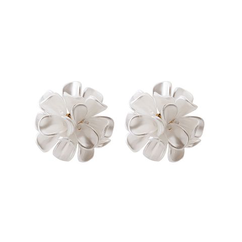 1 Pair Fashion Flower Arylic Handmade Women's Ear Studs