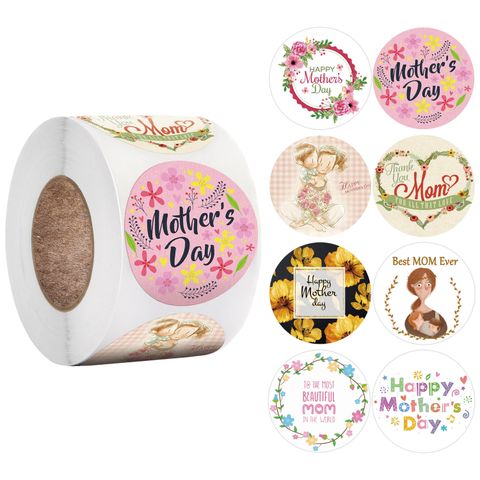 Roll Mother's Day Decoration Gift Collection Sticker Labels