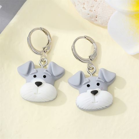 Cute Cartoon Animal Ghost Puppy Panda Halloween Shape Acrylic Earrings Wholesale
