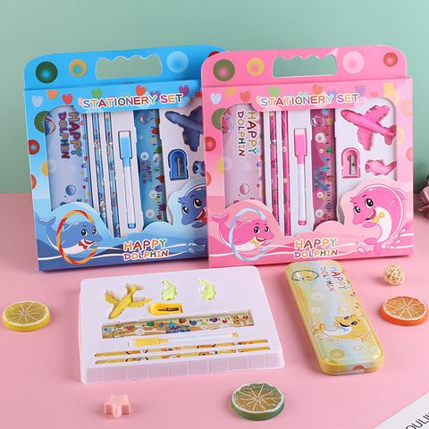 Cute Cartoon Crative Stationery 9-piece Set Combination Gift Wholesale