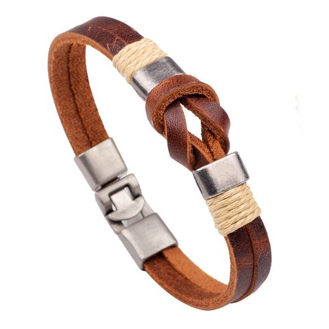 Retro Leather Woven Bracelet Creative Woven Bracelet Wholesale