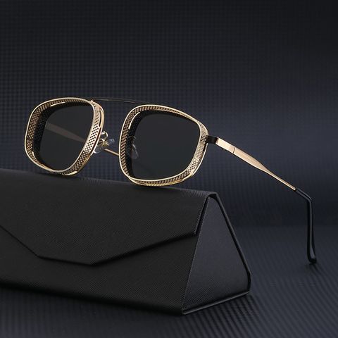 Fashion Retro Hollow Men's Irregular Sunglasses Wholesale