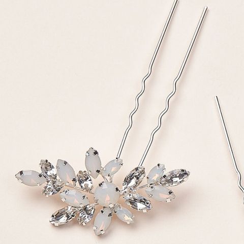 Fashion Simple U-shaped Hairpin Leaf Alloy Hairpin