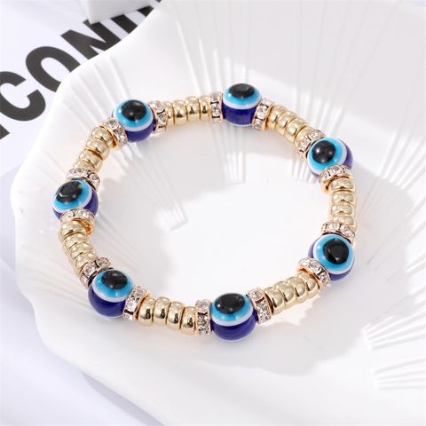 Fashion Devil's Eye Bracelet Imitation Turquoise Alloy Bracelet