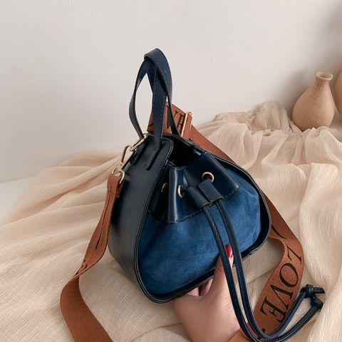 Small Pu Leather Bucket Bag