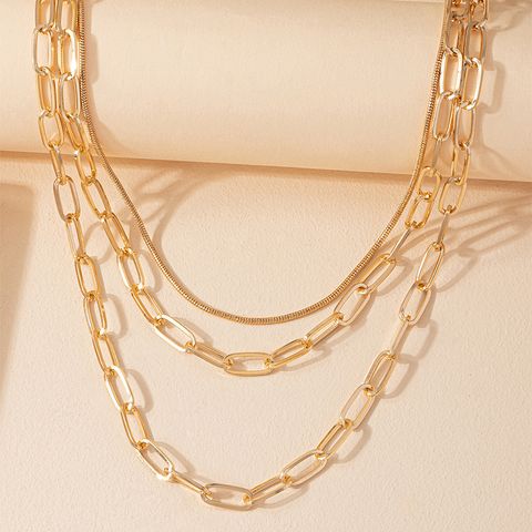 Wholesale Jewelry Geometric Alloy Iron Necklace