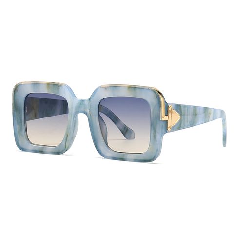 Vintage Contrast Color Square Men's Glasses Sunglasses Wholesale