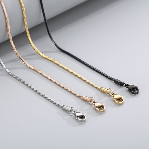 Titanium Steel 18K Gold Plated Fashion Necklace