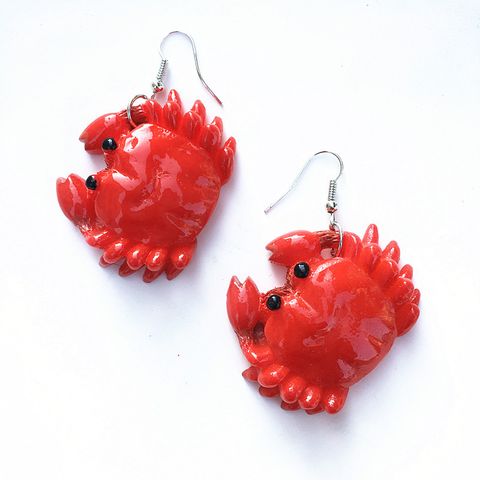 Creative Fashion Simulation Stewed Spare Ribs Chicken Wings Resin Drop Earrings