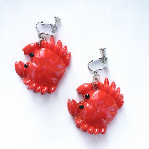 Creative Fashion Simulation Stewed Spare Ribs Chicken Wings Resin Drop Earrings