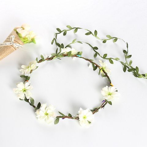 Supplies New Bride Garland Bracelet Bridesmaid Wrist Flower Seaside Vacation Photo Props Hair Accessories Headdress