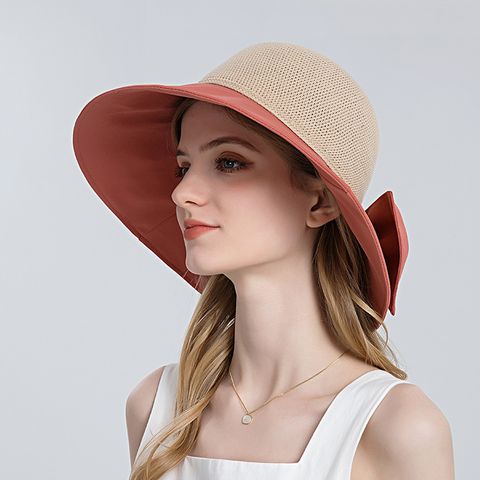Fashion Fisherman Hat Female Summer Bow Sun Hat