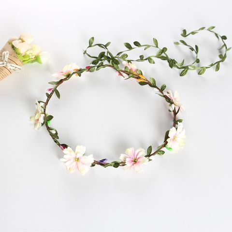 Supplies New Bride Garland Bracelet Bridesmaid Wrist Flower Seaside Vacation Photo Props Hair Accessories Headdress