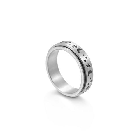 Fashion Xingyue Rotatable Titanium Steel Ring