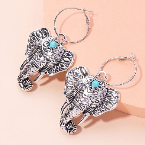 Elephant Alloy Earrings